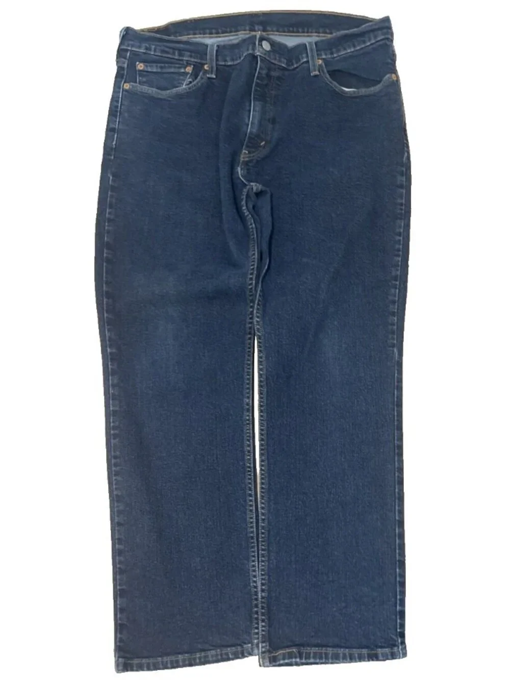 Levi's Levi Strauss & Co 514 Straight Leg Regular Fit Blue Jeans Mens Sz 38 x 30